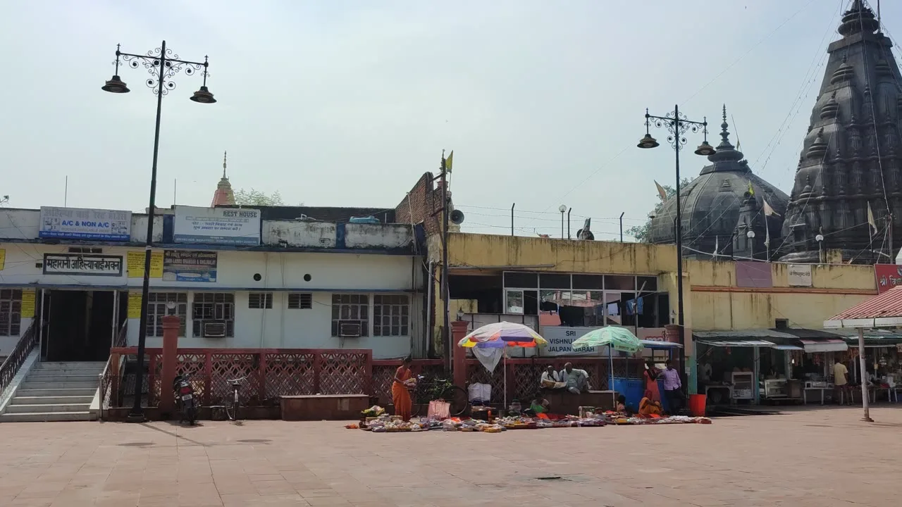 Vishnupad Temple area in Gaya