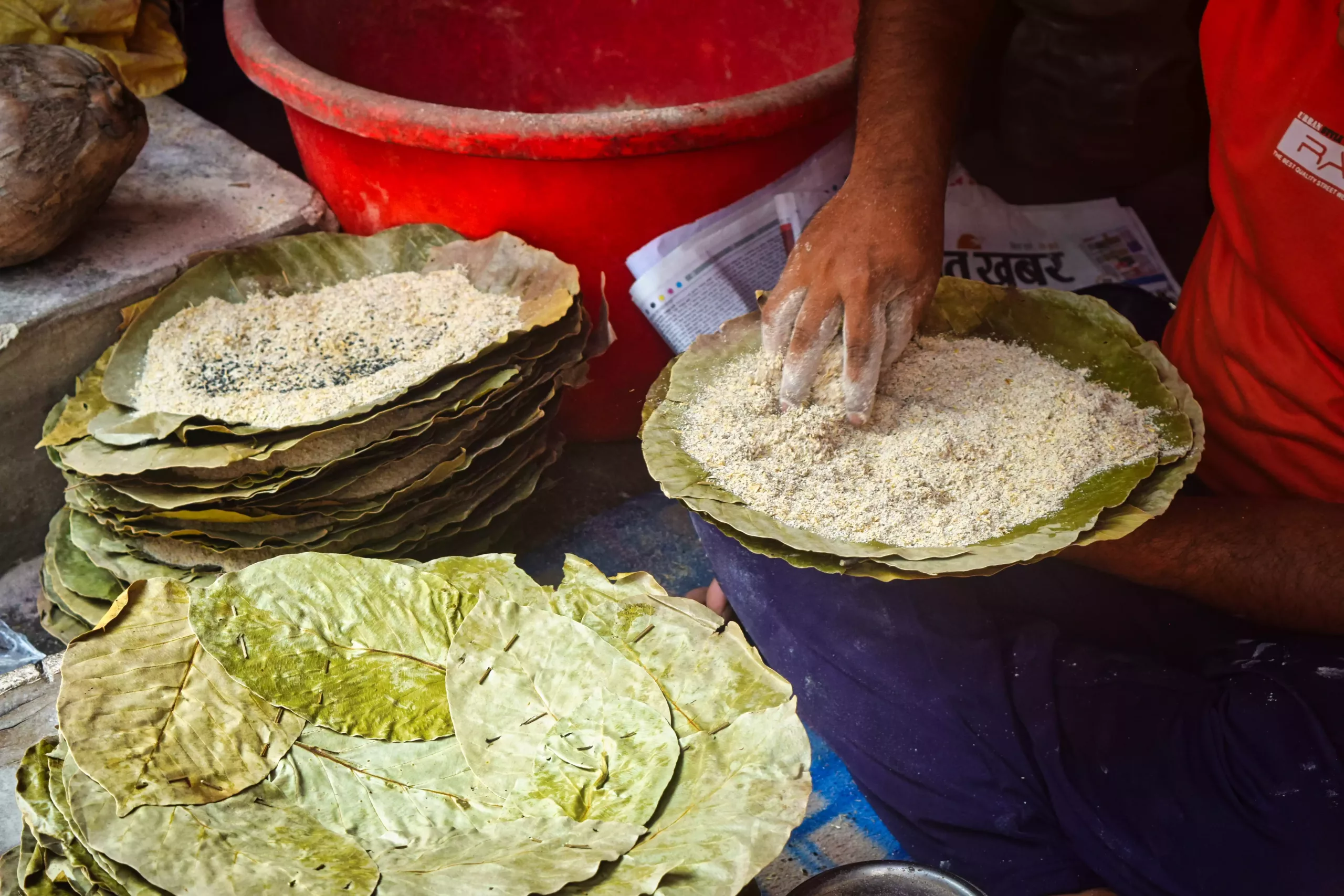 गया में पिंड दान की तैयारी