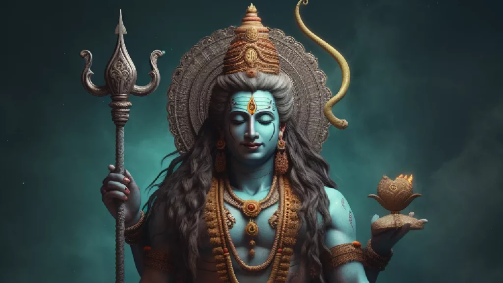 Religious tourism in India — pilgrims at a sacred Hindu shrine during festival season