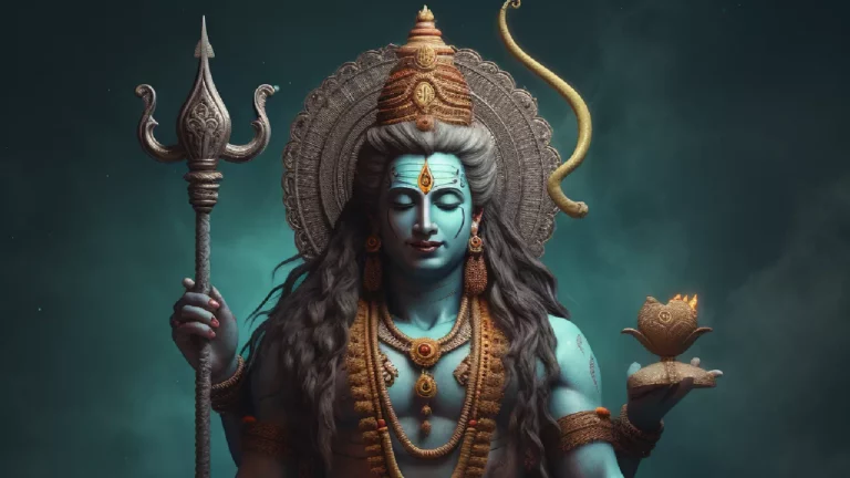 Religious tourism in India — pilgrims at a sacred Hindu shrine during festival season