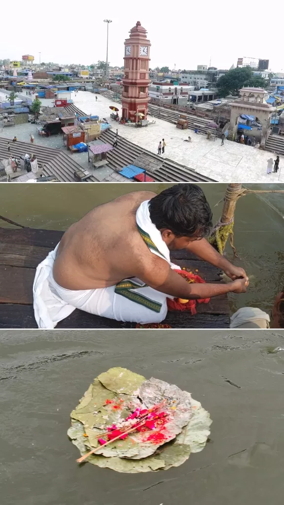 पितृ तर्पण समारोह में तर्पण मन्त्र-पाठ