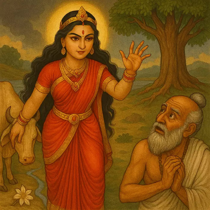 Mata Sita cursing at the banks of Falgu river-Significance of the Falgu River in Gaya
