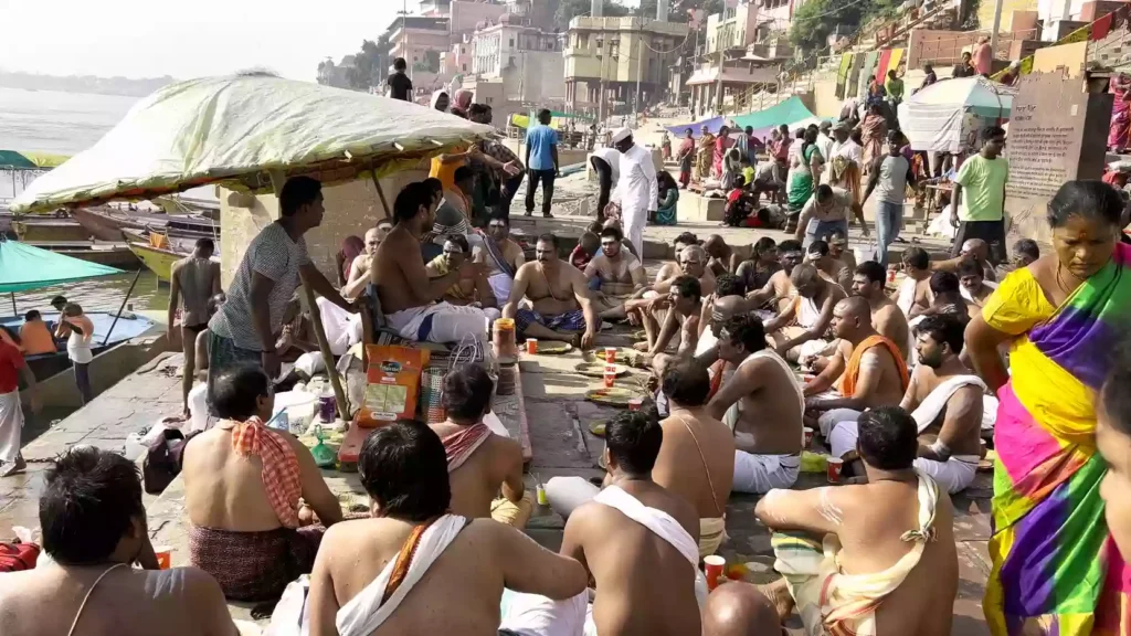 What is the significance of feeding crows cows and dogs during Pitru Paksha?