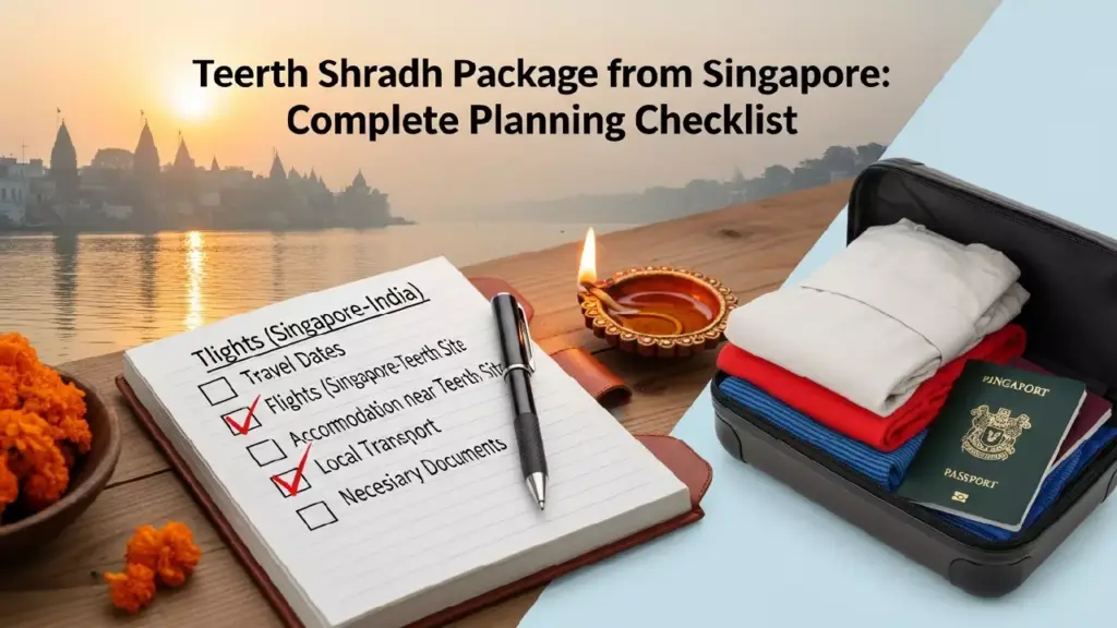 Can I perform Teerth Shradh online from Singapore?