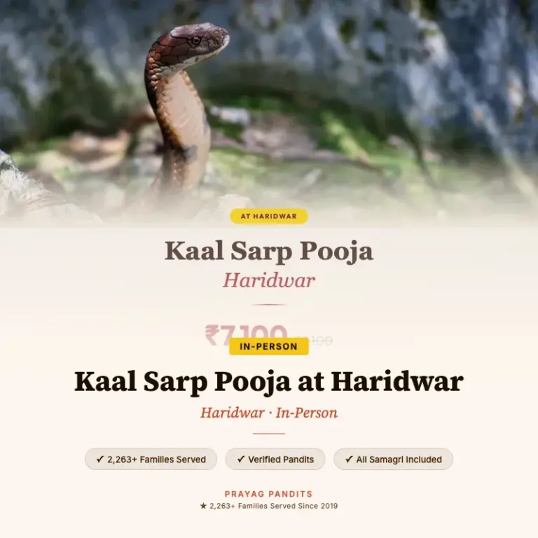 Kaal Sarp Pooja at Haridwar