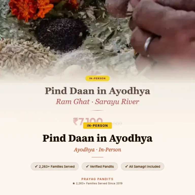 Pind Daan in Ayodhya