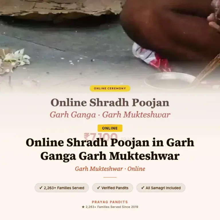 Online Shradh at Garh Ganga package