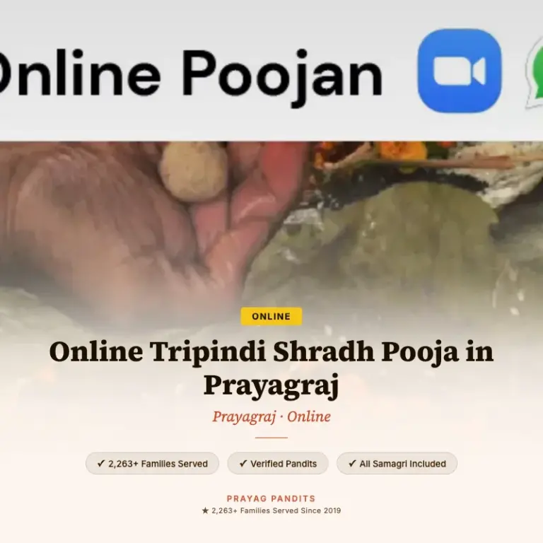 Online Tripindi Shradh Pooja in Prayagraj