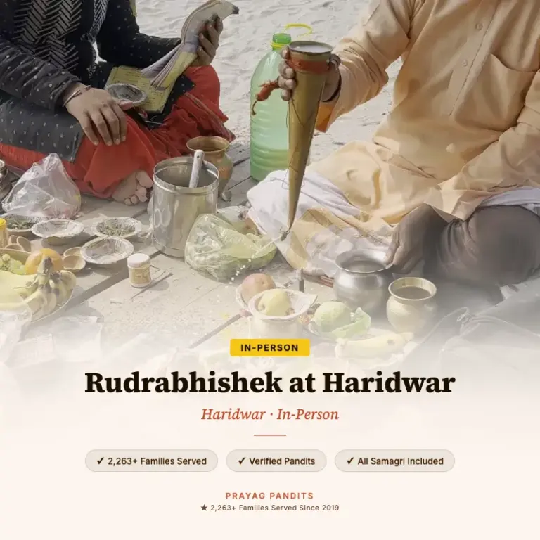 Rudrabhishek at Haridwar