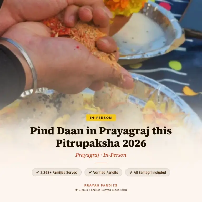 Pind Daan in Prayagraj this Pitrupaksha 2026