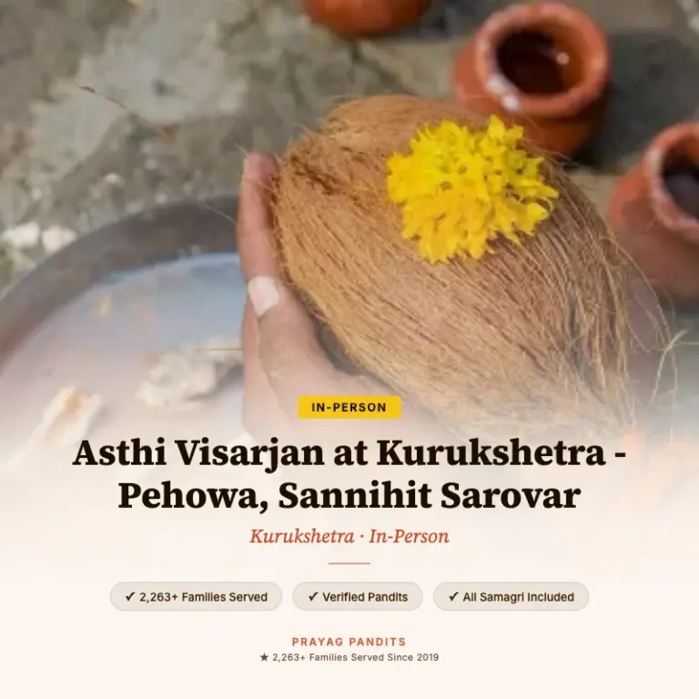 Asthi Visarjan at Kurukshetra -Pehowa, Sannihit Sarovar