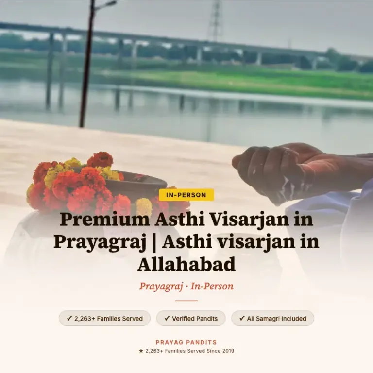 Asthi Visarjan in Prayagraj with Private Boat