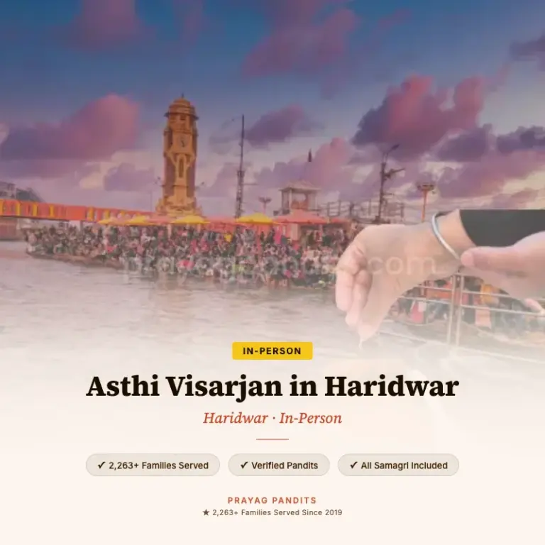Asthi Visarjan in Haridwar