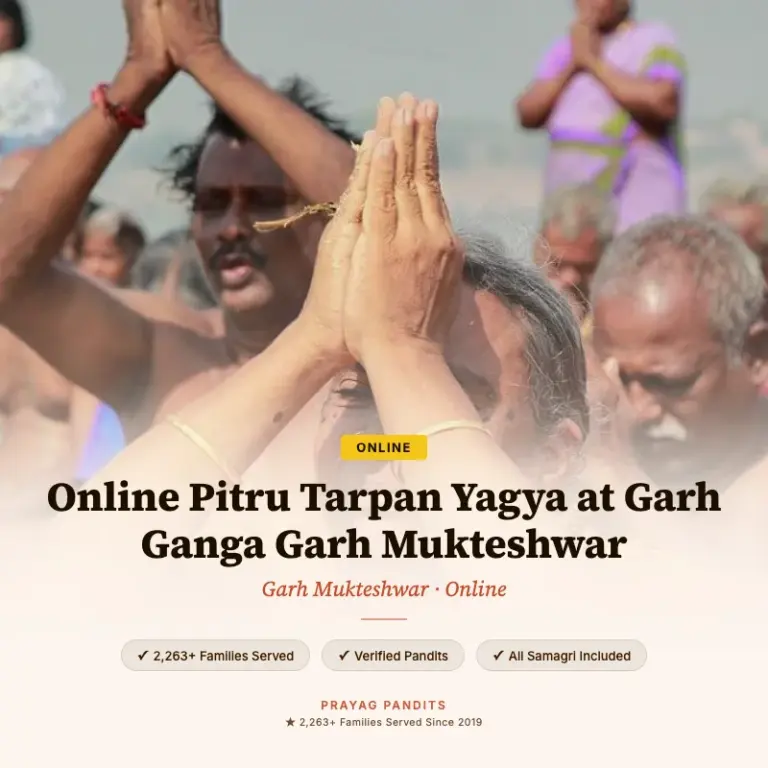 Online Pitru Tarpan Yagya at Garh Ganga Garh Mukteshwar