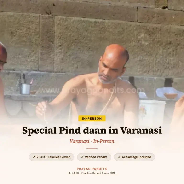 Special Pind daan in Varanasi