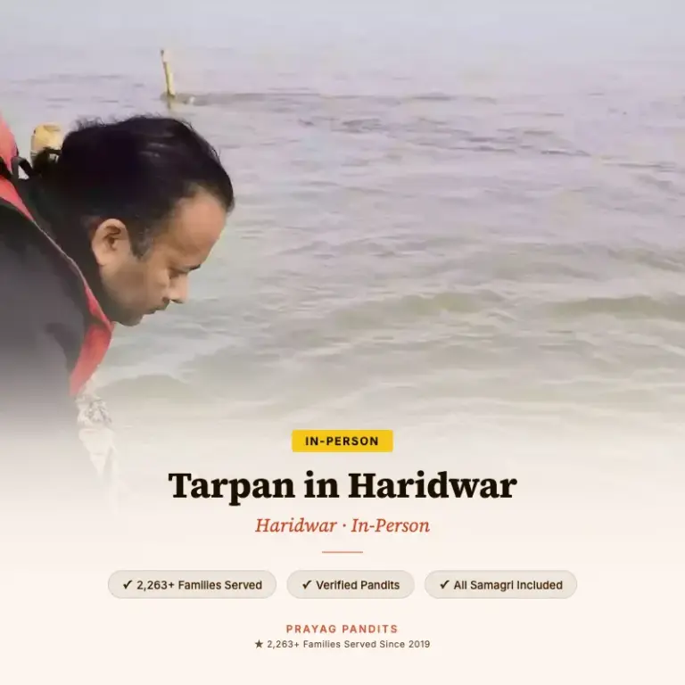Tarpan in Haridwar