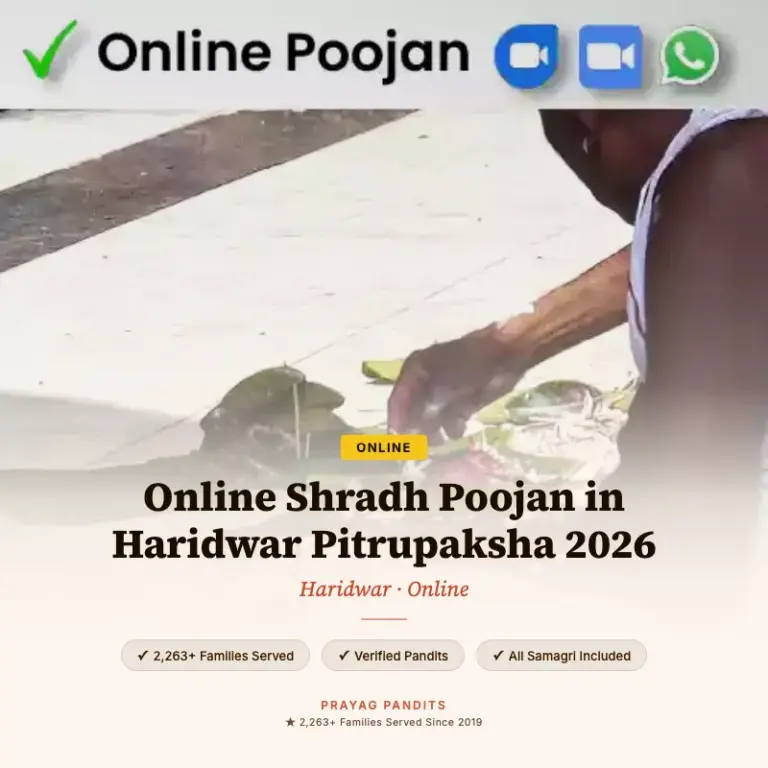 Online Shradh in Haridwar package