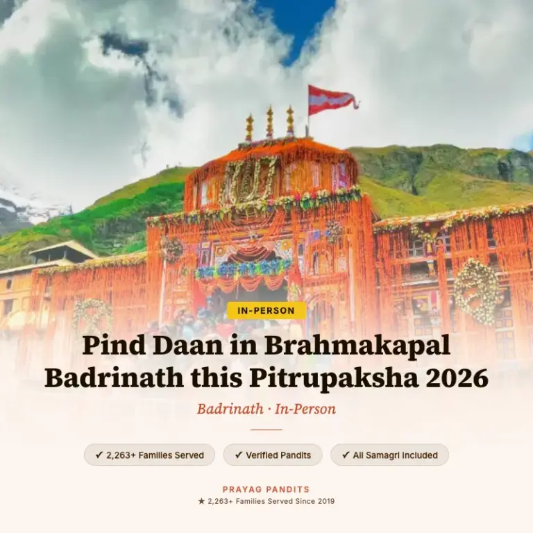 Pind Daan in Brahmakapal Badrinath this Pitrupaksha 2026