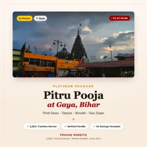 Platinum Pitru Pooja Package - Gaya